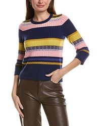 tyler boe - Georgie Wool-Blend Top - Lyst