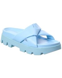 Ferragamo - Air Lug Leather Sandal - Lyst