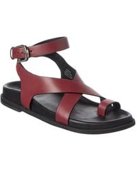 Free People - Anya Criss Cross Leather Sandal - Lyst
