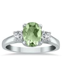 Gem Spark - 14K 1.58 Ct. Tw. Diamond & Amethyst Ring - Lyst