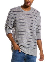 James Perse Striped Cashmere Sweater 