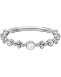 Diana M. Jewels - Fine Jewelry 14k 0.17 Ct. Tw. Diamond Half-eternity Ring - Lyst