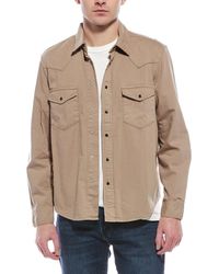 FRAME - Western Denim Shirt - Lyst