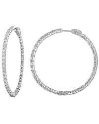 Diana M. Jewels - Fine Jewelry 14k 2.50 Ct. Tw. Diamond Hoops - Lyst