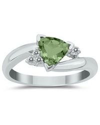 Gem Spark - 14K 0.78 Ct. Tw. Diamond & Amethyst Ring - Lyst