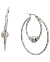 Juvell - 18K Plated Double Row Hoops - Lyst