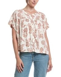 Splendid - Linen Blend Top - Lyst