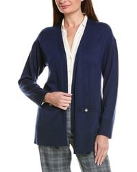 Jones New York - Side Slit Wool-Blend Cardigan - Lyst