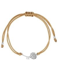 Sterling Forever - Birth Flower Bolo Bracelet - Lyst