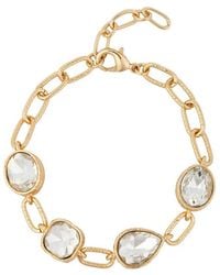 Saachi - Crystal Cascade Bracelet - Lyst