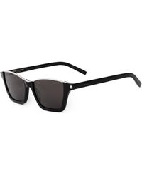 Saint Laurent Unisex Sl365 53mm Sunglasses - Black