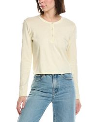 James Perse - Shrunken Henley - Lyst