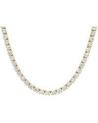 Diana M. Jewels - 14K 10.50 Ct. Tw. Diamond Tennis Necklace - Lyst