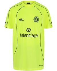 Balenciaga - Oversized Soccer T-Shirt - Lyst