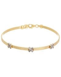 Meshmerise - 18K Over 0.09 Ct. Tw. Diamond Bangle - Lyst