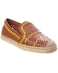 Tod's - Leather Espadrille - Lyst