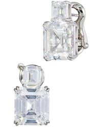 Savvy Cie - Cz Huggie Earrings - Lyst