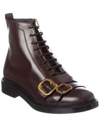 Tod's - Lace-up Leather Boot - Lyst