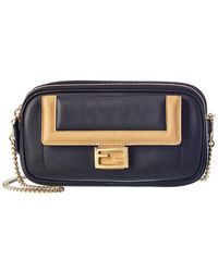 Fendi Leather Wallet On Chain With Pouches - Lyst Fendi Leather Wallet On Chain With Pouches - Lyst