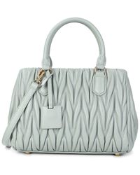 Tiffany & Fred Paris - Quilted Lambskin Leather Satchel - Lyst