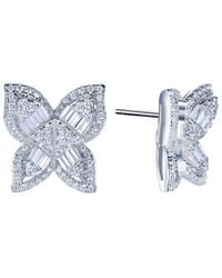 Suzy Levian CZ Jewelry - Suzy Levian Cz Multi-Cut Butterfly Earrings - Lyst