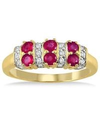 Gem Spark - 14K 2.90 Ct. Tw. Diamond & Ruby Ring - Lyst