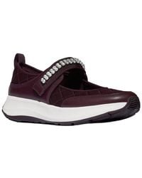 Fitflop - F-Mode Flow Crystal Mary Jane Sneaker - Lyst