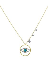 Meira T - 14K 0.51 Ct. Tw. Diamond & Opal Chunky Necklace - Lyst