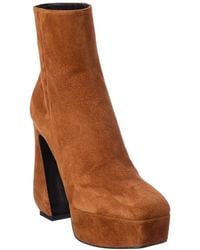 Sergio Rossi - 85 Suede Platform Boot - Lyst