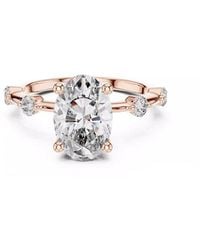 Lab Grown Diamonds - 14K Rose 2.25 Ct. Tw. Lab-Grown Diamond Ring - Lyst