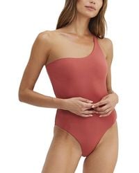 Au Naturel by Gottex - Endless Summer Kate Reversible One-Shoulder Top - Lyst