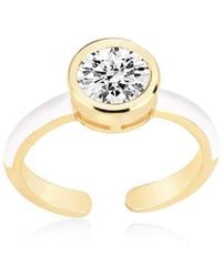 Gabi Rielle - Shining Moment 14k Over Silver Cz Serenity Ring - Lyst