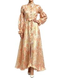 Linda Charm - Long Sleeve Maxi Dress - Lyst