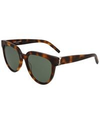 Saint Laurent - Slm28 54Mm Sunglasses - Lyst