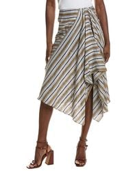 A.L.C. - Lota Linen-Blend Skirt - Lyst
