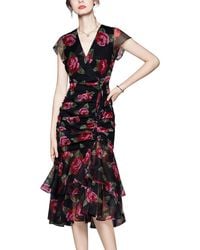DZA - Midi Dress - Lyst
