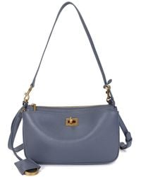 Tiffany & Fred Paris - Minimalist Smooth Leather Shoulder Bag - Lyst