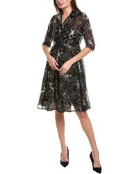Gracia - Flower Embroidered Shirtdress - Lyst
