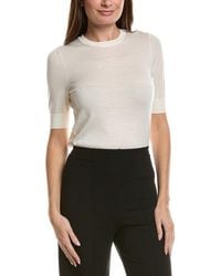 BOSS - Farbella Wool Top - Lyst