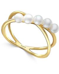 Effy Fine Jewelry - 14K 3Mm Pearl Ring - Lyst