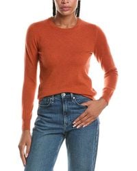 N.Peal Cashmere - Evie Classic Round Neck 100% Cashmere Sweater - Lyst