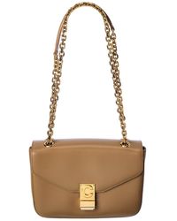 Celine C Medium Leather Shoulder Bag - Multicolour