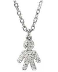 Diamond Select Cuts - 0.05 Ct. Tw. Diamond Baby Boy Necklace - Lyst