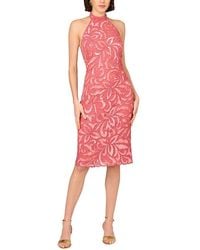 Aidan Mattox - Embellished Midi Dress - Lyst