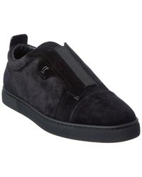 Christian Louboutin - St Louis Suede Trainers - Lyst