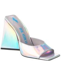 The Attico - Devon Leather Sandal - Lyst