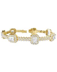 Lab Grown Diamonds - 14K 12.81 Ct. Tw. Lab-Grown Diamond Cocktail Bracelet - Lyst