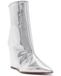 SCHUTZ SHOES - Asya Leather Bootie - Lyst