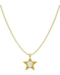 Lab Grown Diamonds - 18K Over 1.00 Ct. Tw. Lab-Grown Diamond Necklace - Lyst