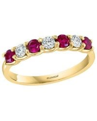Effy Fine Jewelry - 14K 0.70 Ct. Tw. Diamond & Ruby Ring - Lyst